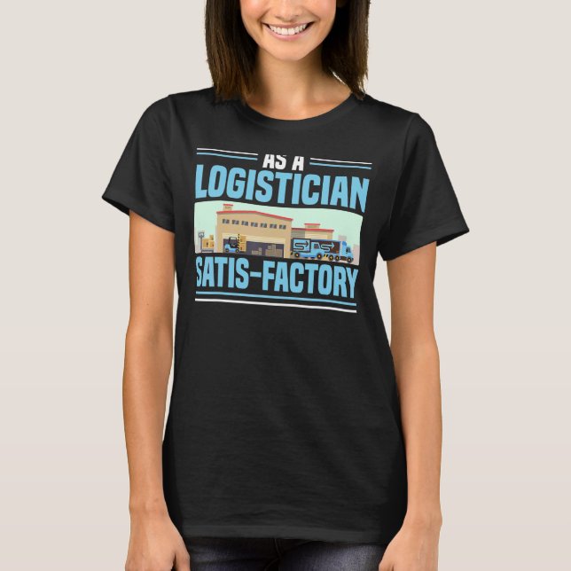 Camiseta Como Logística Satisfactoria De Cargo Warehousing  (Anverso)