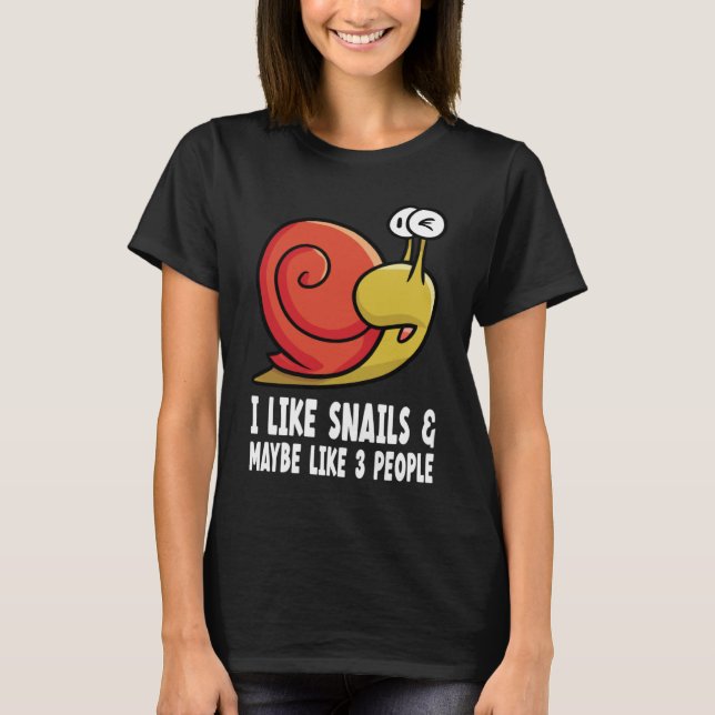 Camiseta como los caracoles con caracol (Anverso)