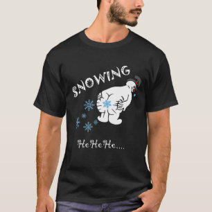 Camiseta Cómo los copos de nieve se vuelven realmente graci