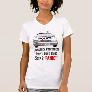 Camiseta Cómo los oficiales de policía responden a su