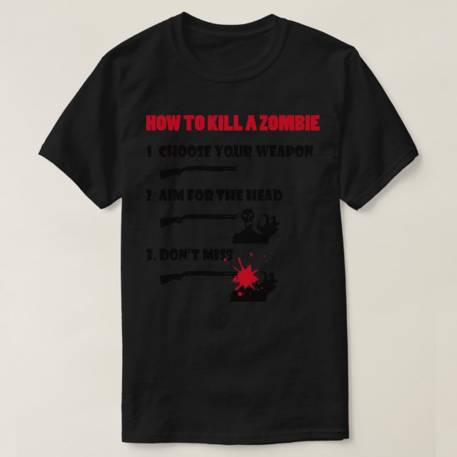 Camiseta Cómo matar (Diseño del anverso)