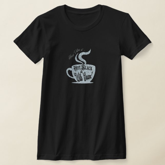 Camiseta Cómo me gusta - caliente, negro y con crema (Distribución)