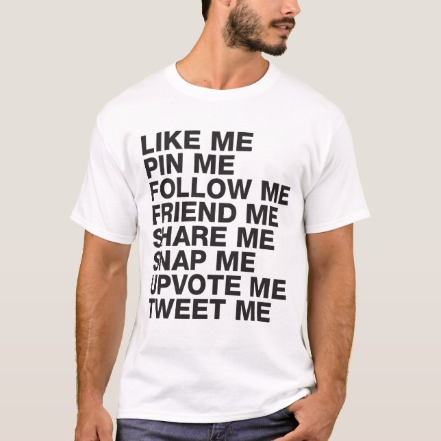 Camiseta Como mí social (Anverso)