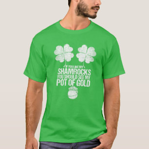 Camiseta Como Mis Shamrock Deberían Ver Mi Pota De Oro St P