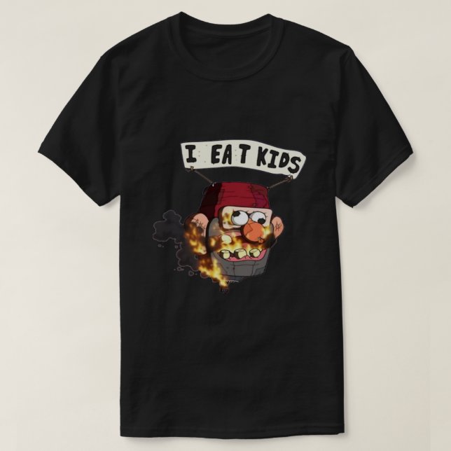 Camiseta Como niños la gravedad cae Pegatina. png (Diseño del anverso)