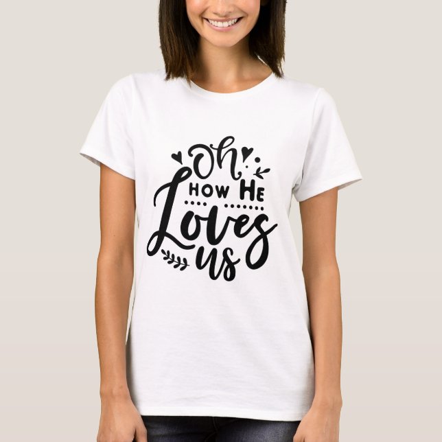 Camiseta Cómo Nos Ama (Anverso)