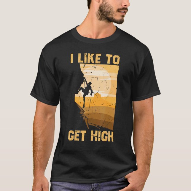 Camiseta Como Obtener Montañas De Aventura De Escalada De R (Anverso)