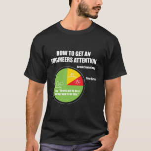 Camiseta Cómo Obtener Un Ingeniero Atención Funn Ingeniería