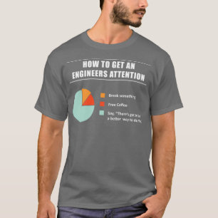 Camiseta Cómo Obtener Un Ingeniero Atención Funn Ingeniería