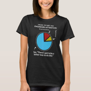 Camiseta Cómo obtener una atención de ingenieros Ingeniería