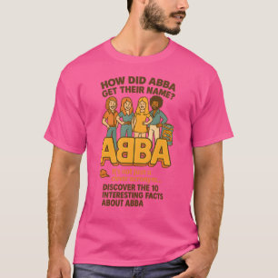 CAMISETA CÓMO OBTUVO ABBA SU NOMBRE