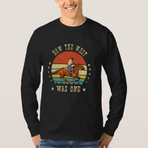Camiseta Cómo Occidente fue el primer Tee de cumpleaños de 