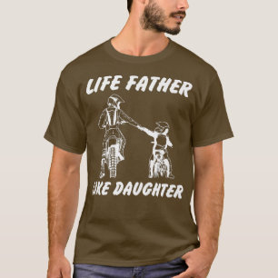 Camiseta Como Padre Como Hija Dirt Bike MX Motocross