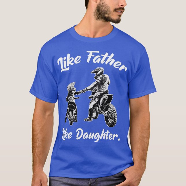 Camiseta Como padre, como hija, pump pump sucio (Anverso)