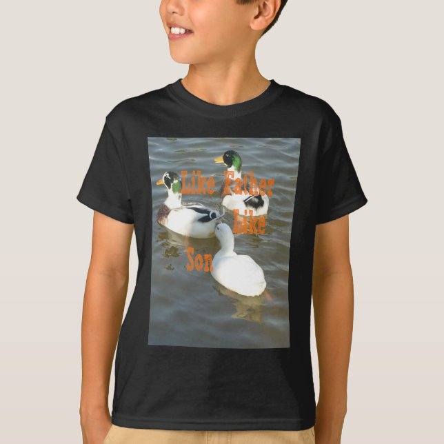 Camiseta Como Padre Como Hijo. (Anverso)