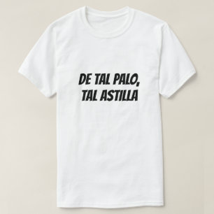 Camiseta Como padre, como hijo en español