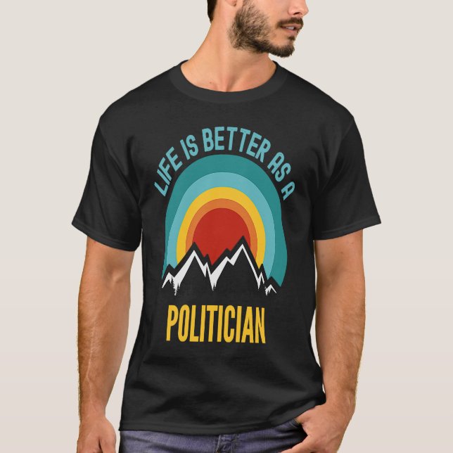 Camiseta Como político (Anverso)