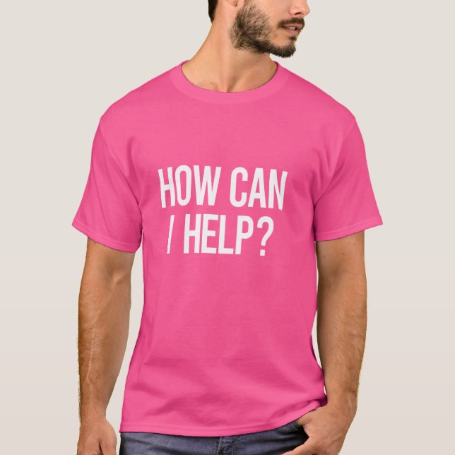 CAMISETA ¿CÓMO PUEDO AYUDAR (Anverso)