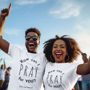 Camiseta Cómo puedo orar por ti Luz Inspiradora Unisex