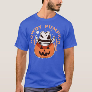 Camiseta Cómo Pumpkin Cowboy Rodeo País Occidental Caída Ha
