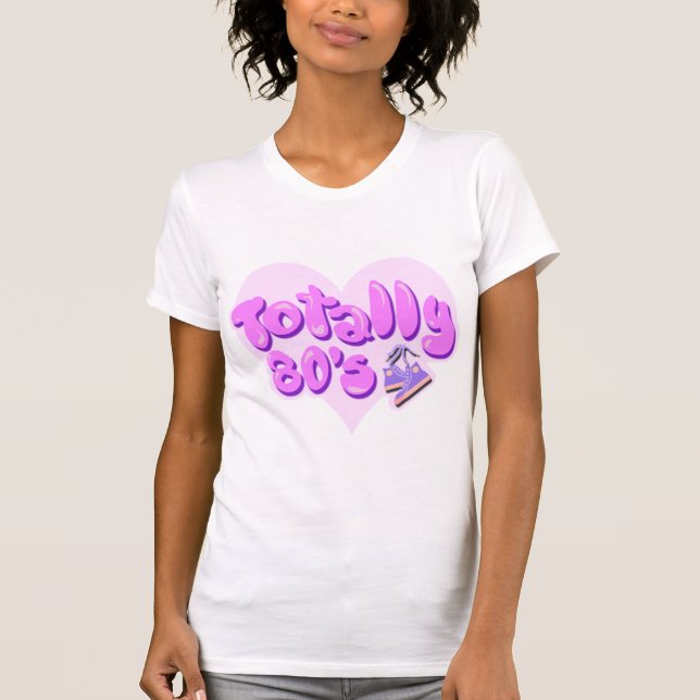 Camiseta Como púrpura de los años 80 (Anverso)