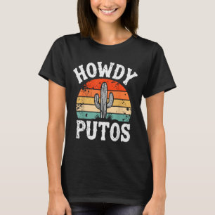 Camiseta Cómo Putos Mujeres Hombres Divertido Cactus Retro