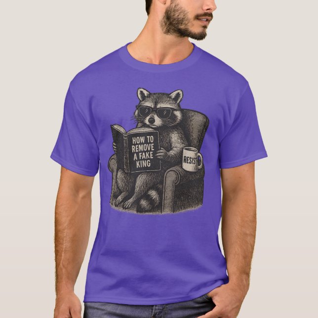Camiseta Cómo Quitar a un Rey Falso, Resistir, Derechos Hum (Anverso)