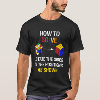 Camiseta Cómo resolver el rompecabezas competitivo