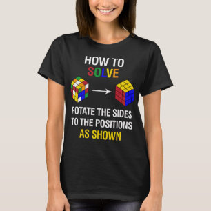 Camiseta Cómo Resolver El Rompecabezas Competitivo Funny Sp