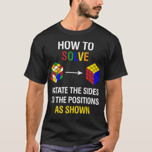 Camiseta Cómo Resolver El Rompecabezas Competitivo Funny Sp