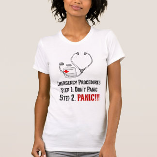 Camiseta Cómo responden los Médicas a su emergencia