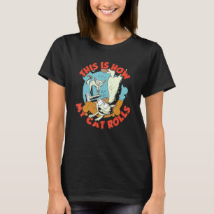 Camiseta Cómo roda mi gato Limpiador de vacío para gato