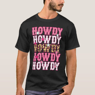Camiseta Cómo Rodeo Occidental País Sureño Vaquera Leop