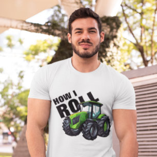 Camiseta "Cómo rollo" con el tractor Green Farm