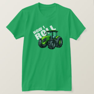 Camiseta "Cómo rollo" con el tractor Green Farm