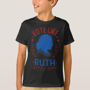 Camiseta Como Ruth te envió la inspiración del voto feminis