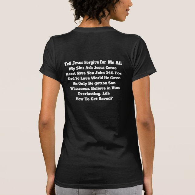 Camiseta cómo salvarse (Reverso)