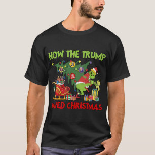 Camiseta Cómo salvó Trump a los Navidades de Navidades dive
