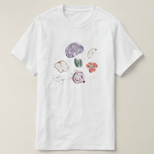 Camiseta Como sano (Diseño del anverso)