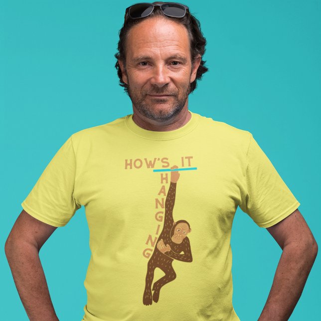 Camiseta Cómo se ahorca un gráfico de monos pequeños (Subido por el creador)