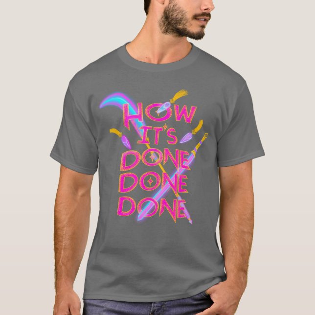 Camiseta Cómo se hace hecho hecho chico (Anverso)