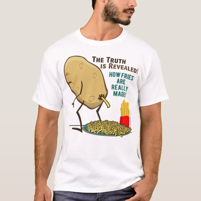 Camiseta Cómo se hacen realmente las frutas para adultos (Anverso)