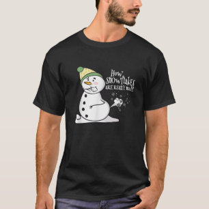 Camiseta Cómo se hacen realmente los copos de nieve Funny S