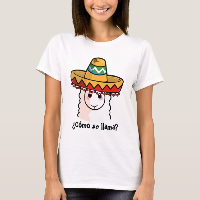 Camiseta ¿Como se llama? (Anverso)