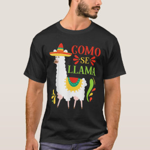 Camiseta Como se llama animal gracioso México Cinco De Mayo