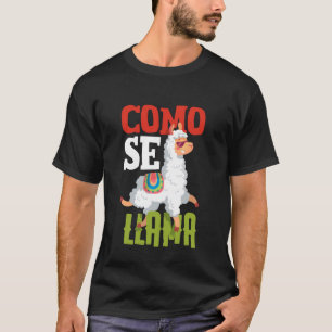 Camiseta Como Se Llama Divertidas Llamas Españolas