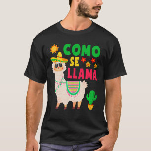 Camiseta Como Se Llama Funny Cinco De Mayo Niños Mexicanos
