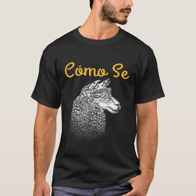 Camiseta Como Se Llama Llama Alpaca Lover (Anverso)