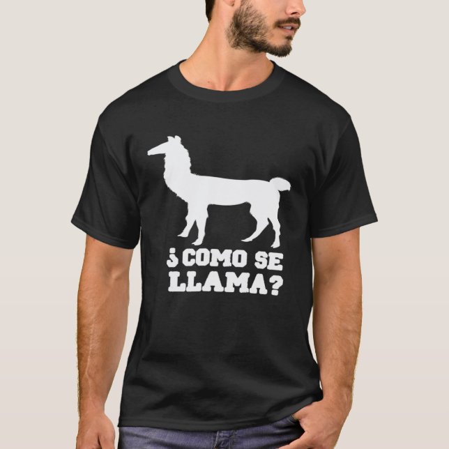 Camiseta Como Se LLama  LLama Lover (Anverso)