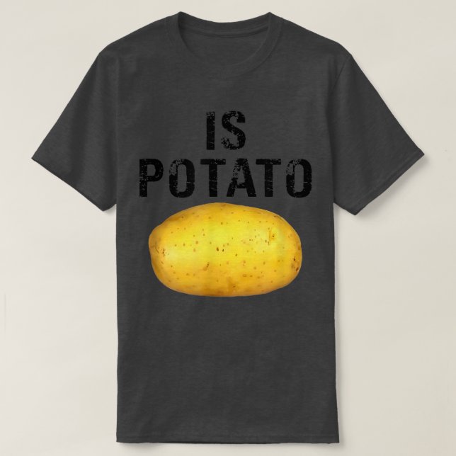 Camiseta Como Se Ve En La Noche Tarde, Es Potato22 (Diseño del anverso)